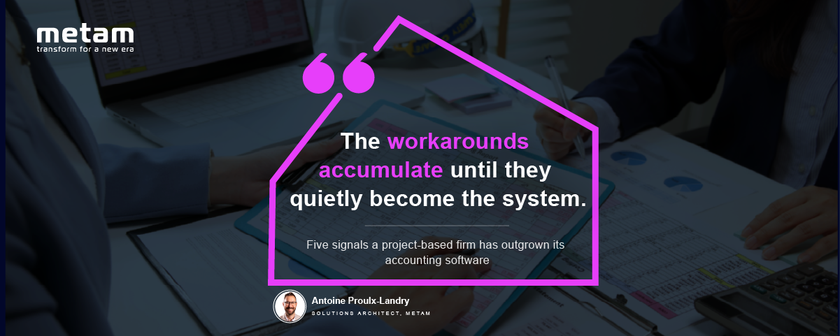When project-based firms outgrow their accountancy software